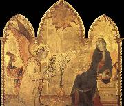 Simone Martini Detail of the Annunciation and two saints Germany oil painting artist